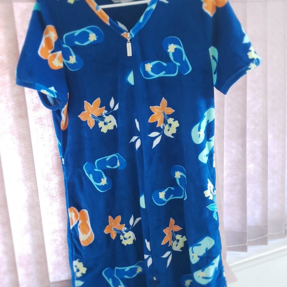 Dark blue swim cover up